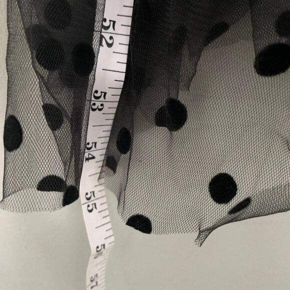 NEW Torrid Black Flocked Mesh Button Front Tiered Duster Kimono cardigan - Picture 6 of 12